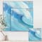 Designart - Ocean Wave with White Foam - Nautical & Coastal Canvas Art